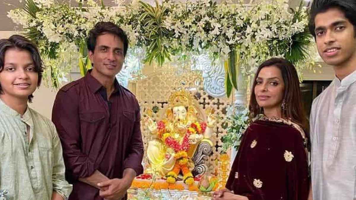 have you ever seen Sonu Sood family members 