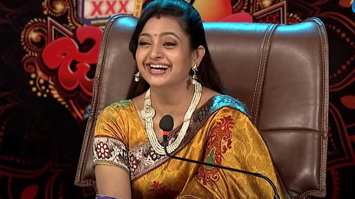 Indraja remuneration for one Jabardasth episode you will be surprised 
