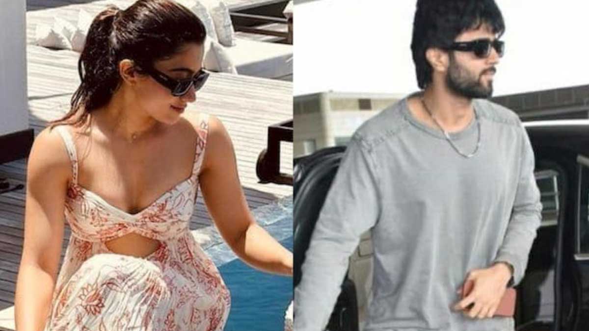 Rashmika Mandanna : రష్మిక ధరించిన ఆ సన్ గ్లాసెస్ విజయ్వే..? అయితే పుకార్లు నిజమేనన్నమాట..? Rashmika Mandanna wore sunglasses of Vijay Deverakonda