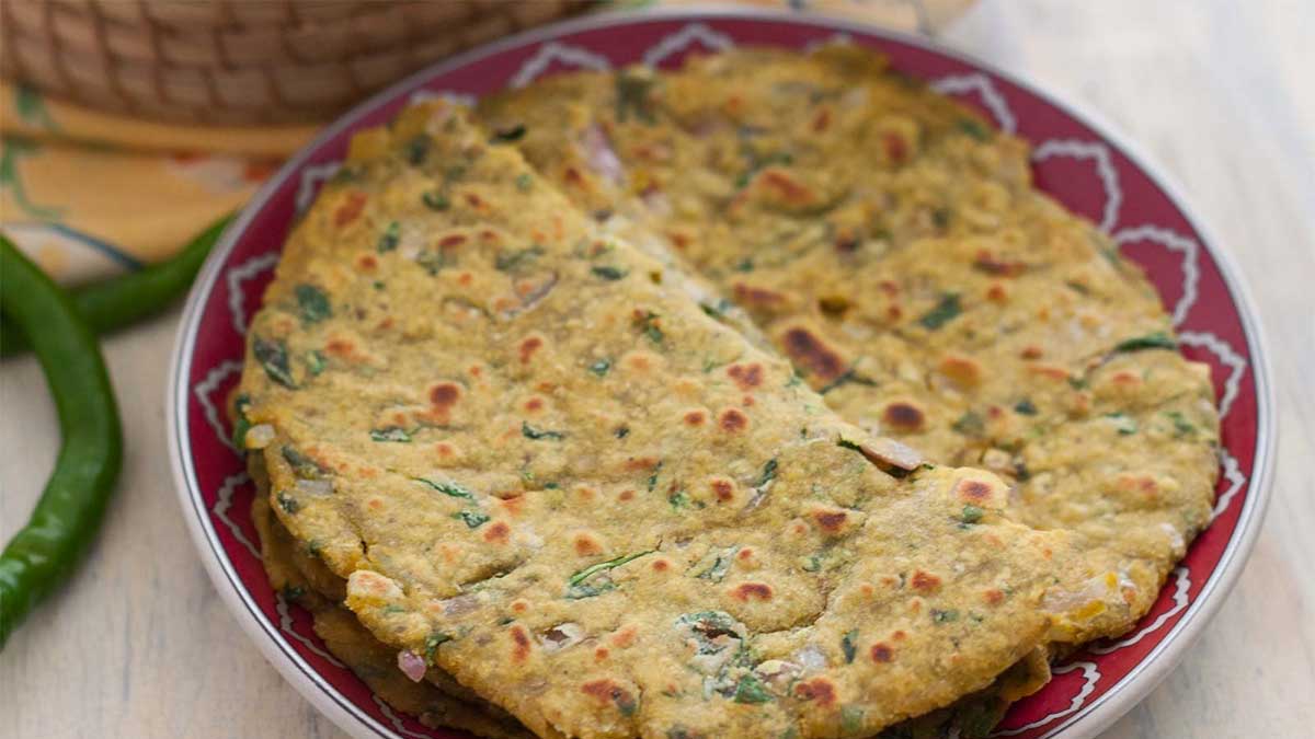 Spicy Jowar Roti take this one daily everybody likes it 
