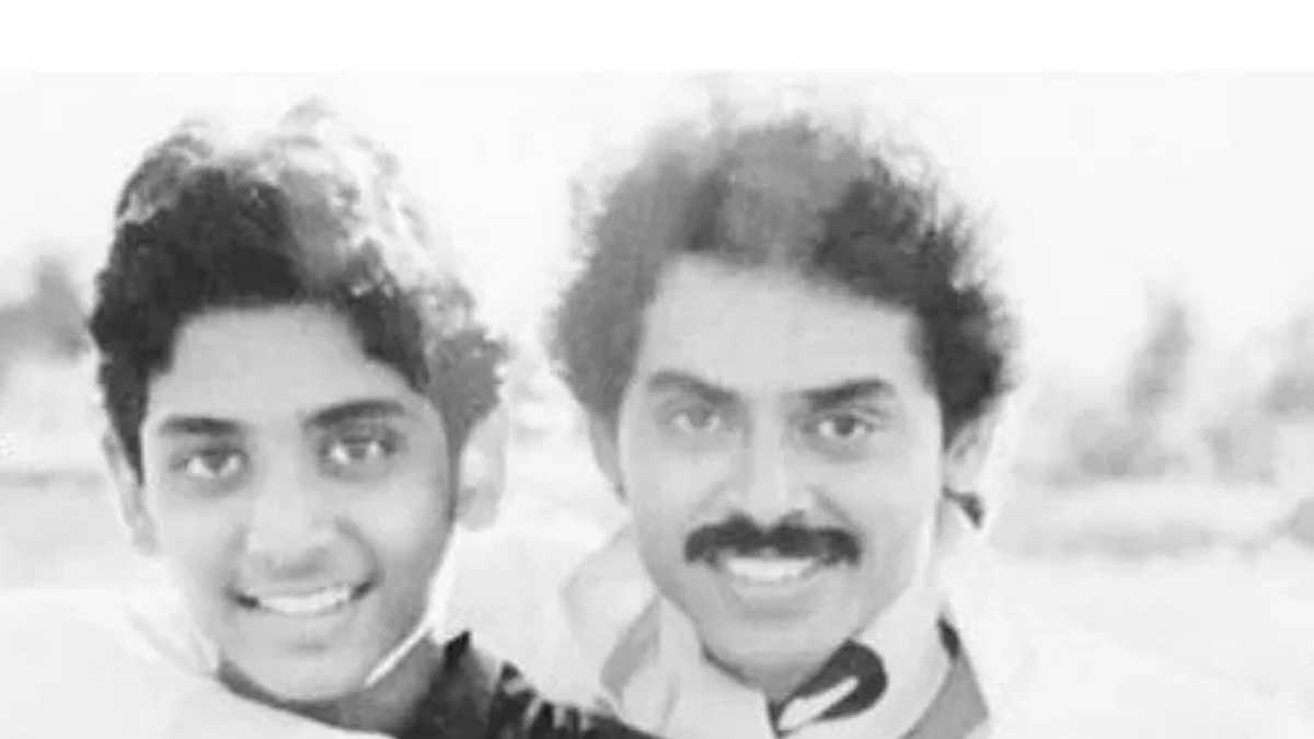 Venkatesh old photo with Sumanth viral in social media 