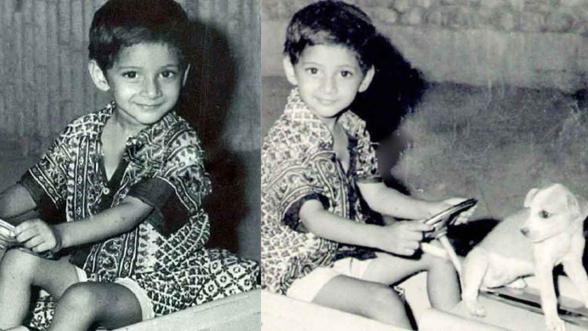 Actor mahesh babu childhood photo viral 