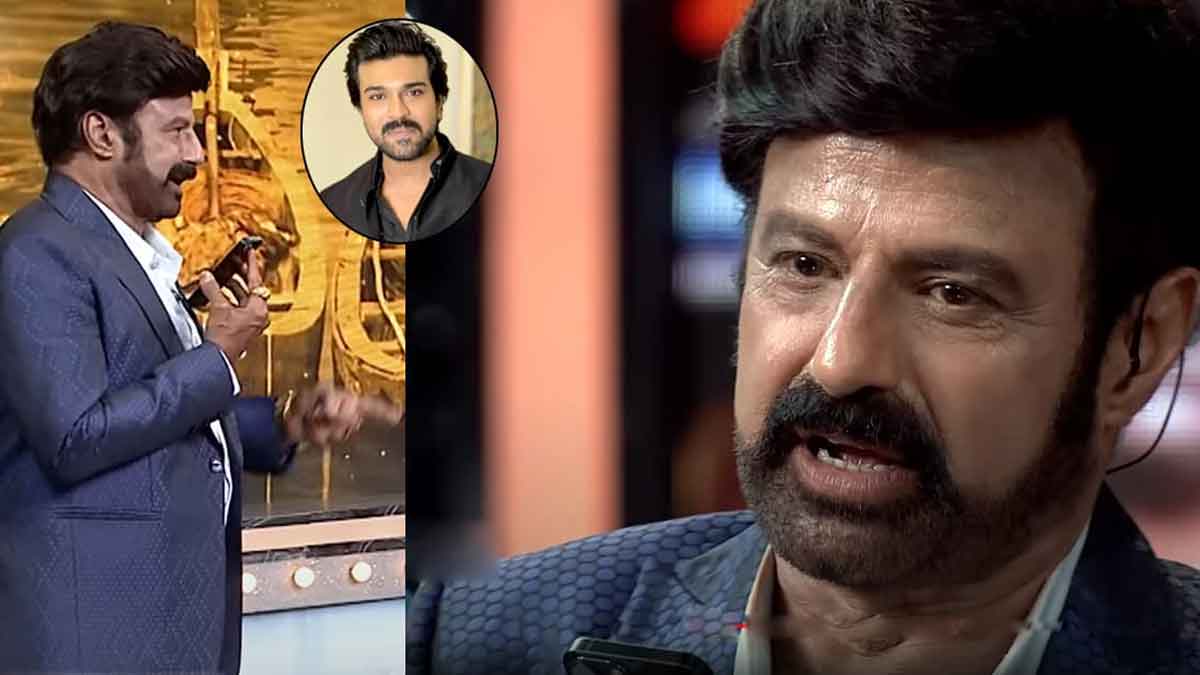 Unstoppable Show balakrishna given warning to ram charan 