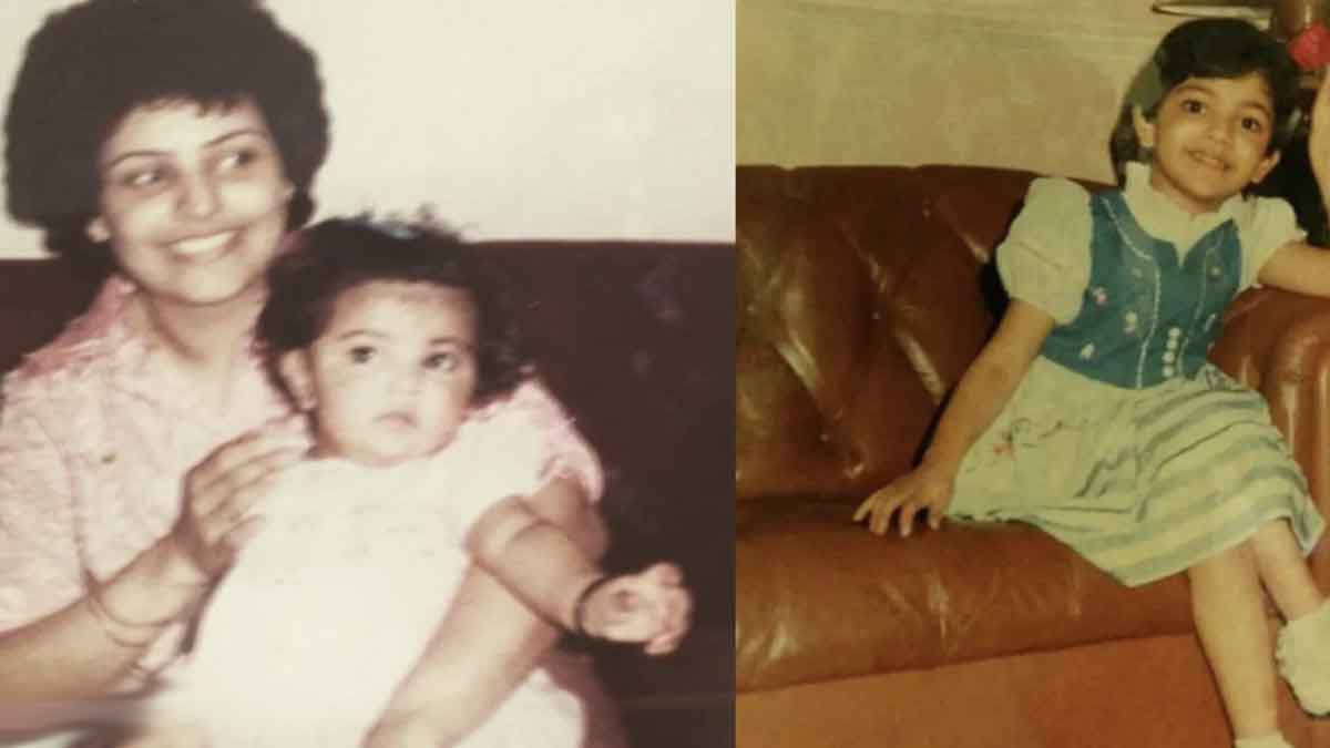 Viral Photo kajal aggarwal in her childhood 