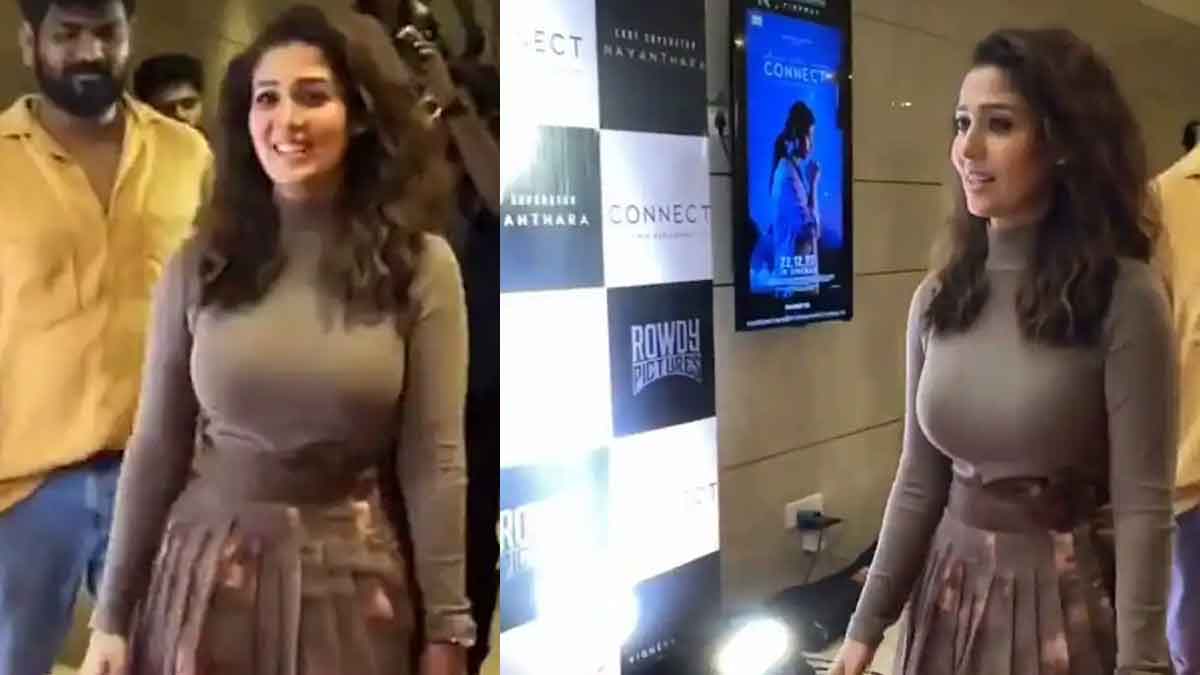 Nayanthara latest dress photos viral chinmayi angry on netizen 