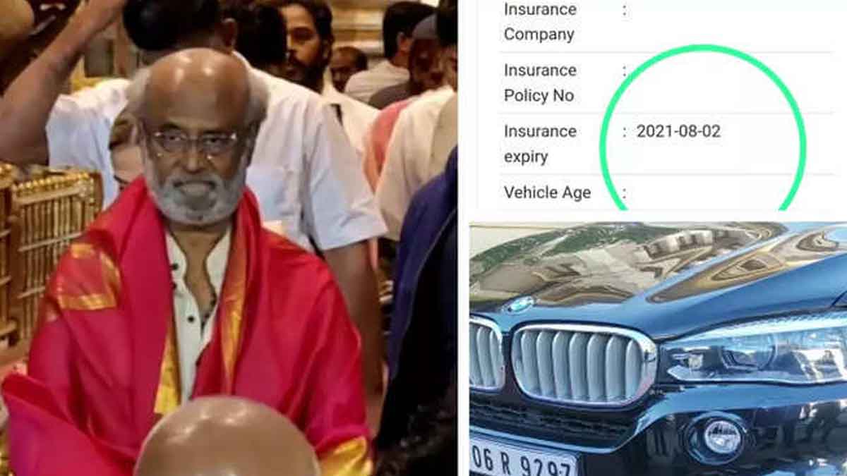 Rajinikanth : రజనీకాంత్కి కారు తిప్పలు.. సెలబ్రిటీలకి రూల్స్ ఉండవా అంటూ ట్రోల్స్.. Rajinikanth getting trolled by netizen for his car insurance