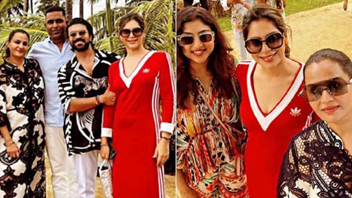 Upasana : బేబీ బంప్తో తొలిసారి కనిపించిన ఉపాసన.. సరోగసీ వార్తలకు చెక్ పడ్డట్టే..! Upasana appeared with baby bump photos viral