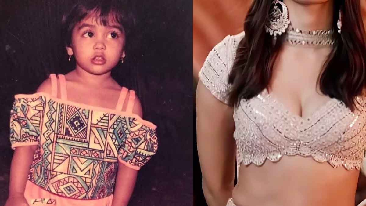 pooja hegde childhood photo viral on social media 