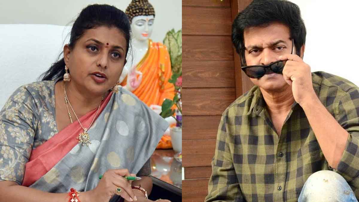 brahmaji given strong reply to roja who commented on mega family 