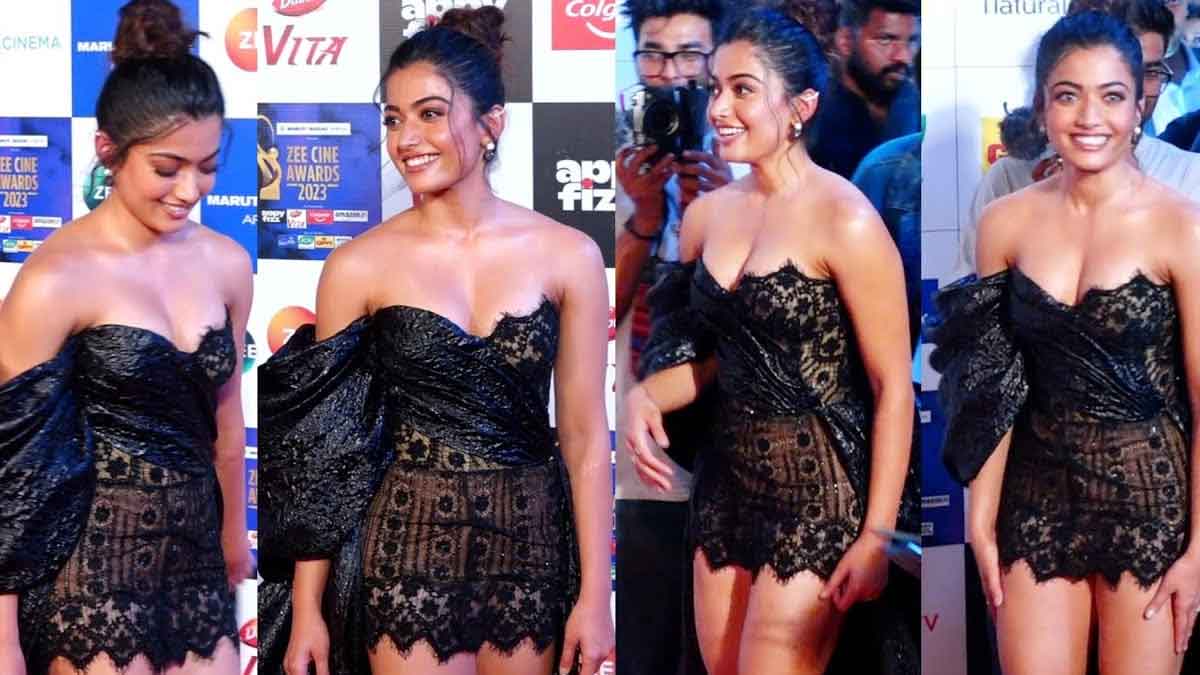 Rashmika Mandanna trolled by netizen for her latest black dress 
