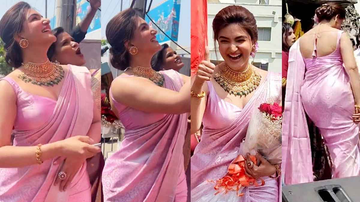 Honey Rose opened a shopping mall viral video 