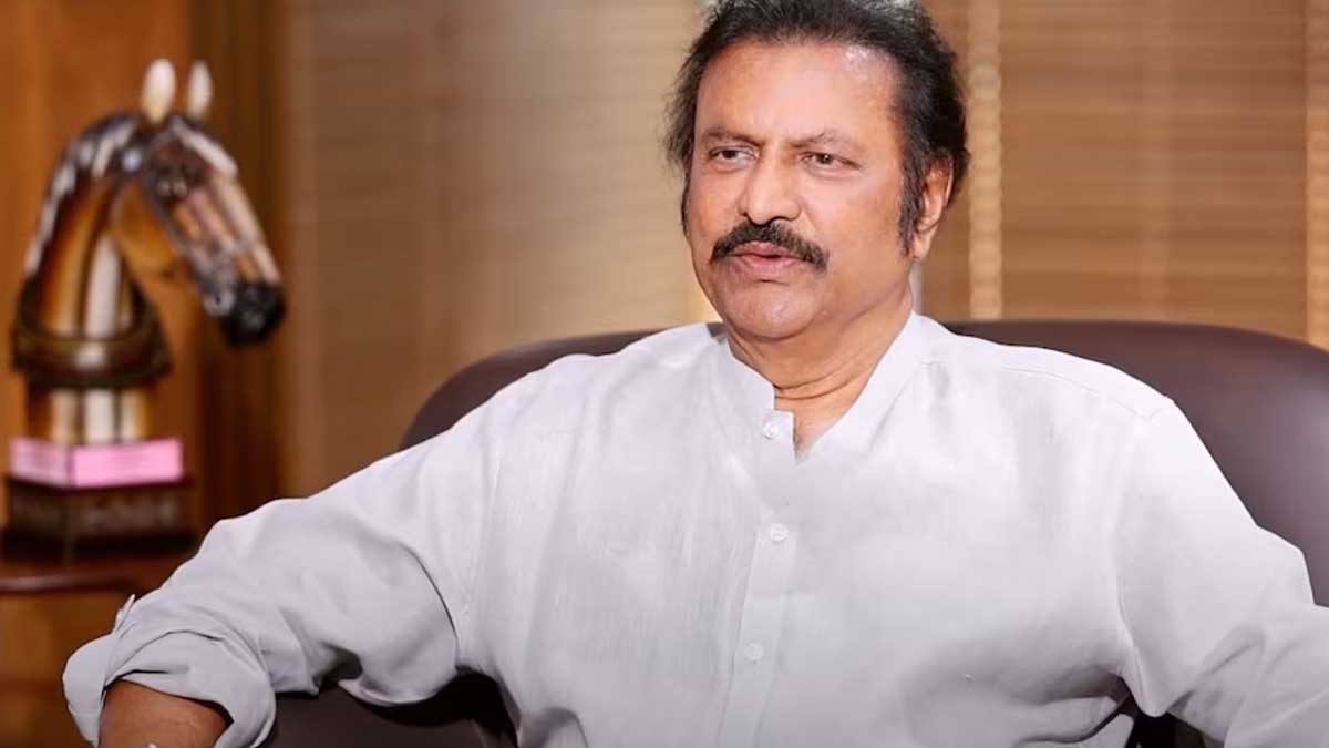Mohan Babu sensational comments about his past 