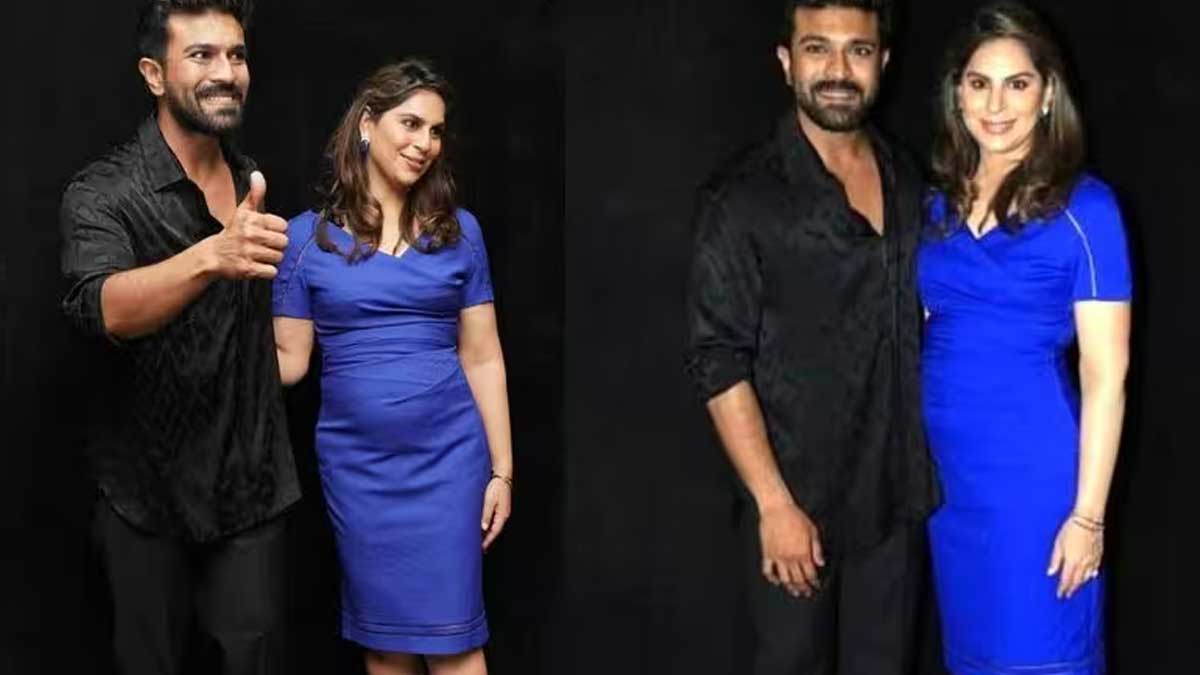 Upasana : రామ్ చరణ్ బర్త్ డే వేడుకల్లో క్లియర్గా కనిపించిన ఉపాసన బేబి బంప్.. ఫొటో వైరల్.. Upasana baby bump clearly seen in latest photos
