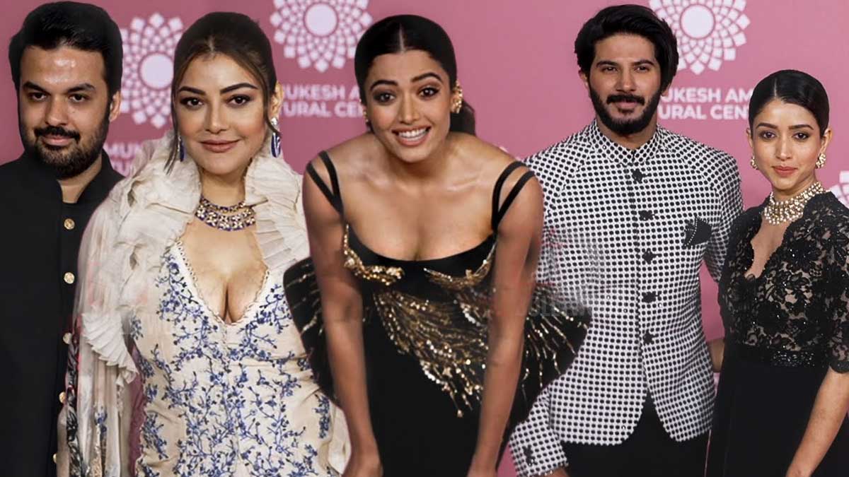 Rashmika Mandanna at mukesh ambani event video viral 