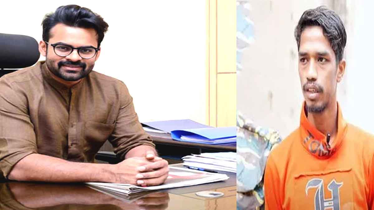 Sai Dharam Tej what he did for the man he got help from 