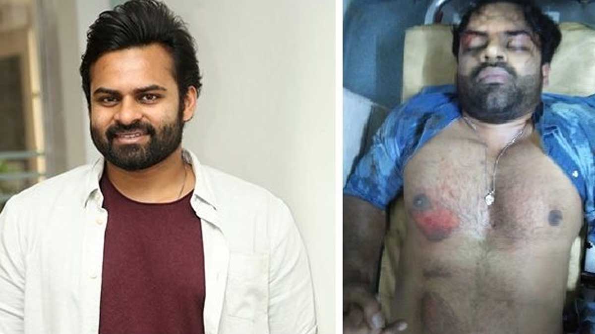 Sai Dharam Tej finally responded on his accident incident 