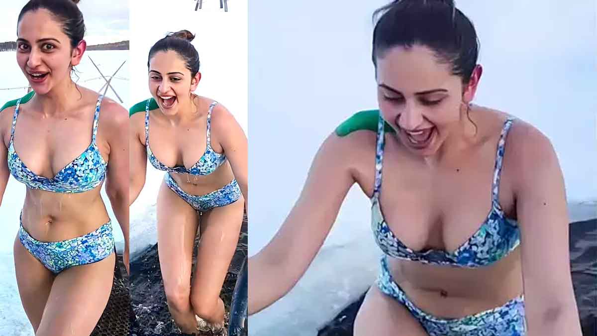Rakul Preet Singh latest video at snow goes viral 