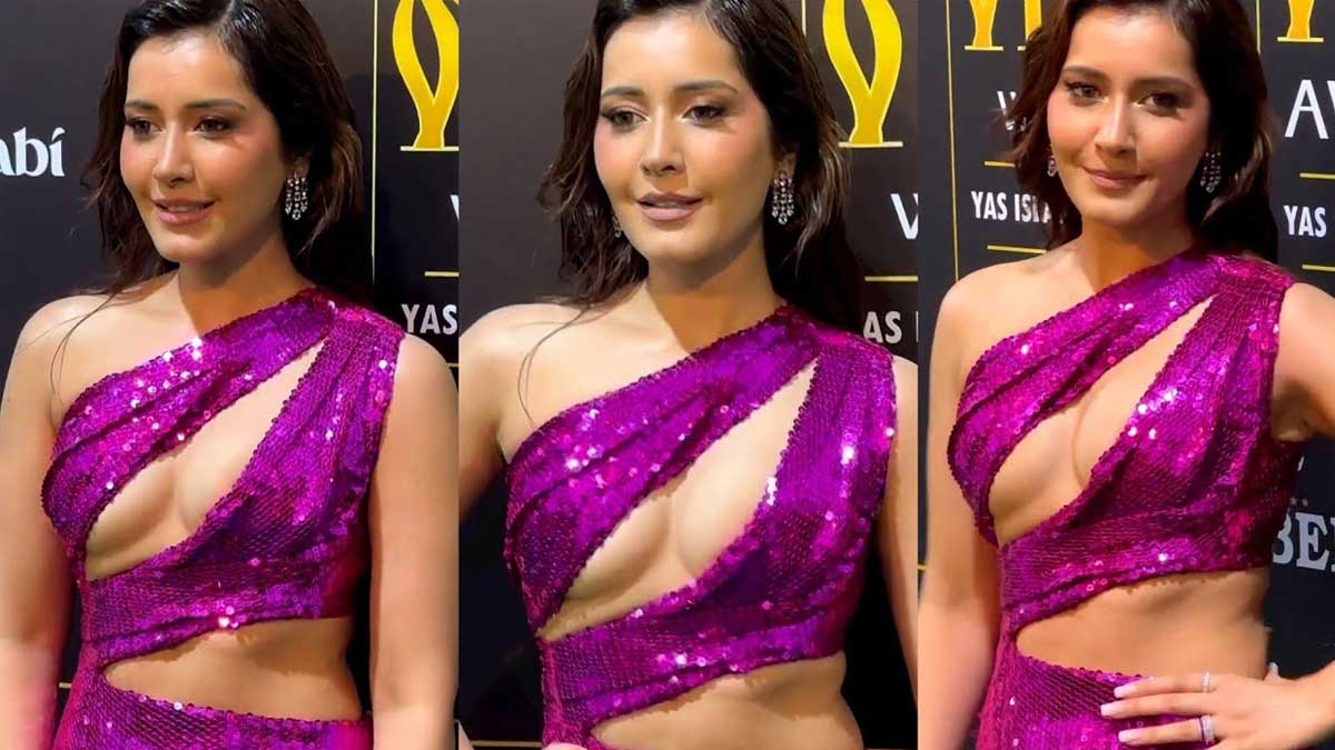 Rashi Khanna : ఎద అందాలు చూపిస్తూ యువతని ఉక్కిరి బిక్కిరి చేస్తున్న రాశీ ఖన్నా Rashi Khanna latest awards function video viral