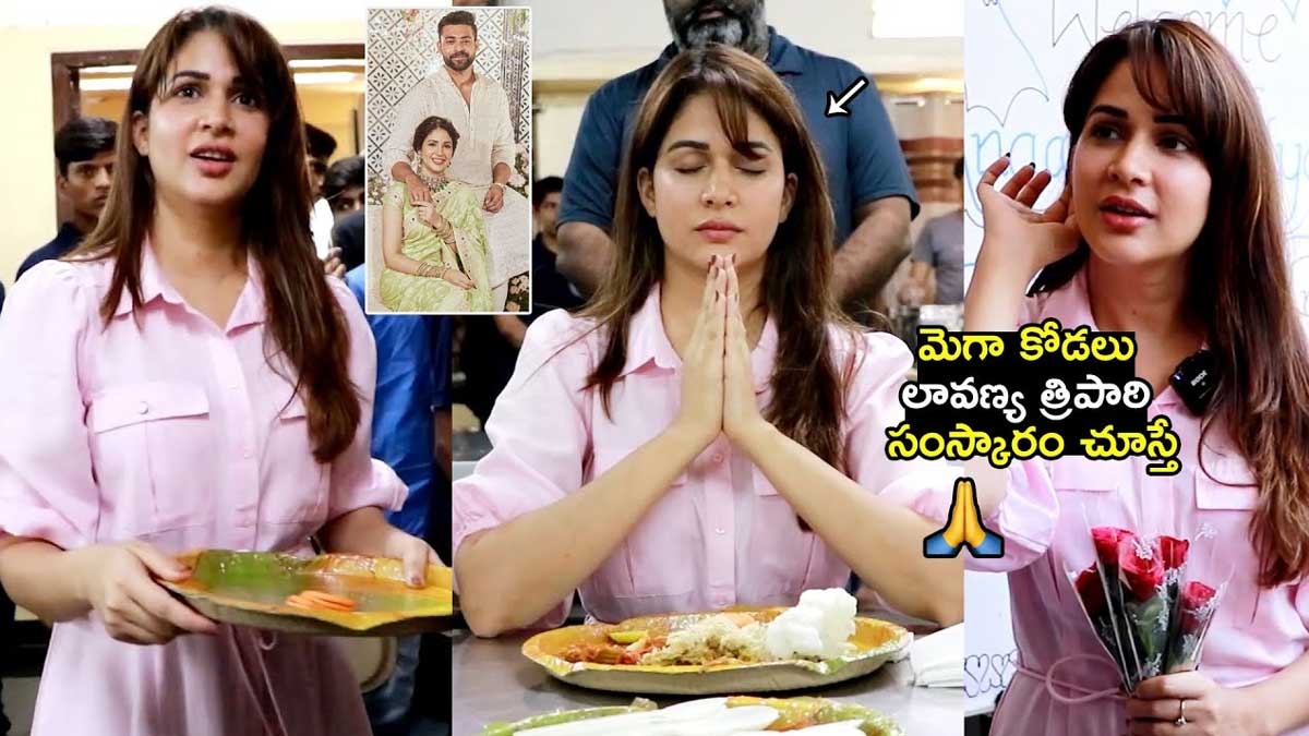 Lavanya Tripathi donated food to poor children 