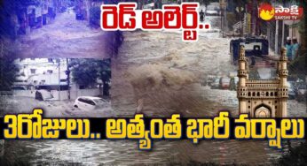 Rains : తెలంగాణ‌కి రెడ్ అల‌ర్ట్.. రానున్న మూడు రోజుల‌లో భారీ నుండి అతి భారీ వ‌ర్షాలు..