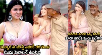 Mannara Chopra : అంద‌రి ముందే హీరోయిన్‌కి ముద్దు పెట్టిన డైరెక్ట‌ర్..!