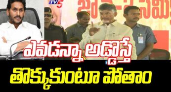 Chanra Babu : మ‌మ్మ‌ల్ని ఎవ‌డూ ఆప‌లేడు.. అడ్డొస్తే తొక్కుకుంటూ పోతాం.. అంటూ చంద్ర‌బాబు ఫైర్..