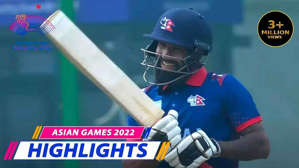 Nepal VS Mangolia Highlights asia games 2023
