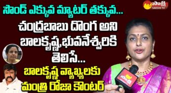 Roja : సౌండ్ ఎక్కువ‌, మ్యాట‌ర్ త‌క్కువ‌.. బాల‌కృష్ణ‌పై రోజా పంచ్‌లు..!