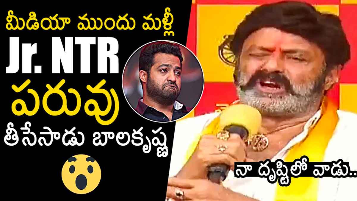 Balakrishna sensational comments on jr ntr 