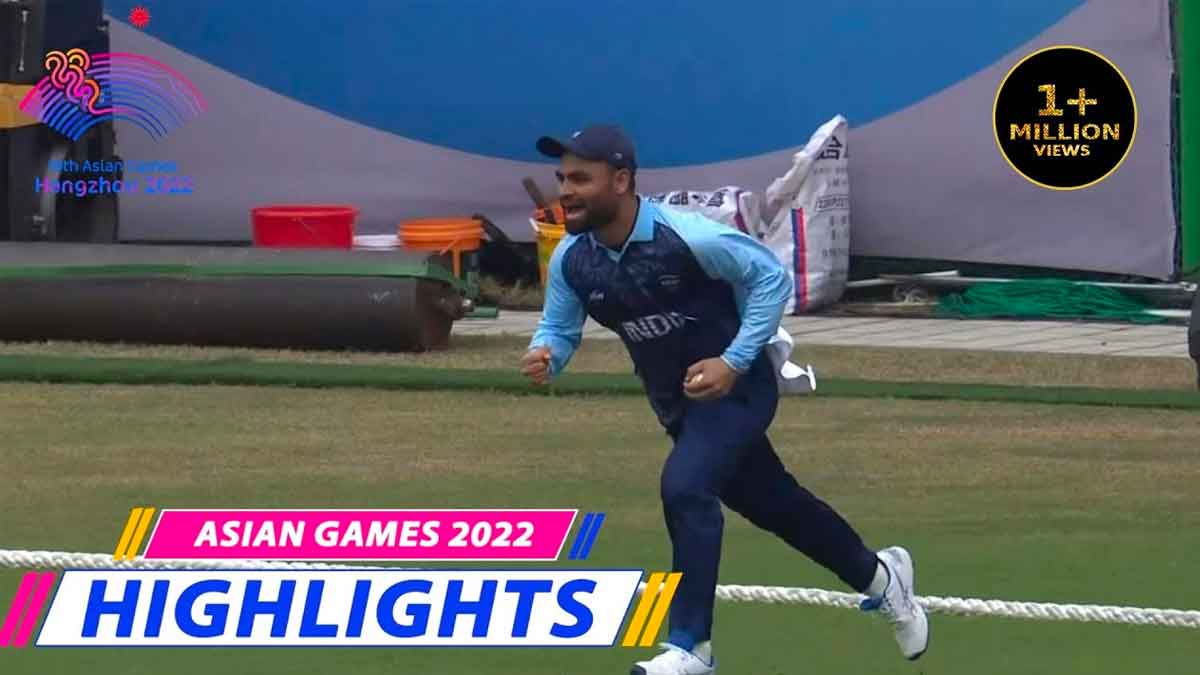 Ind Vs Nepal Asia Games 2023 match highlights