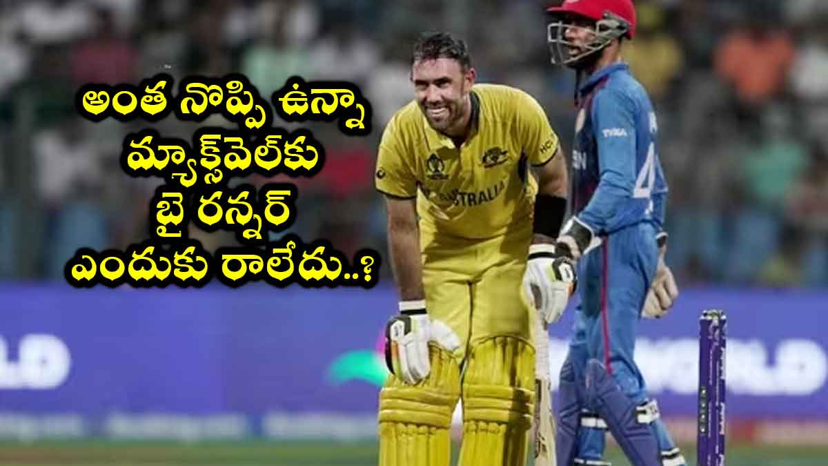 why Maxwell not allowed to get by runner 