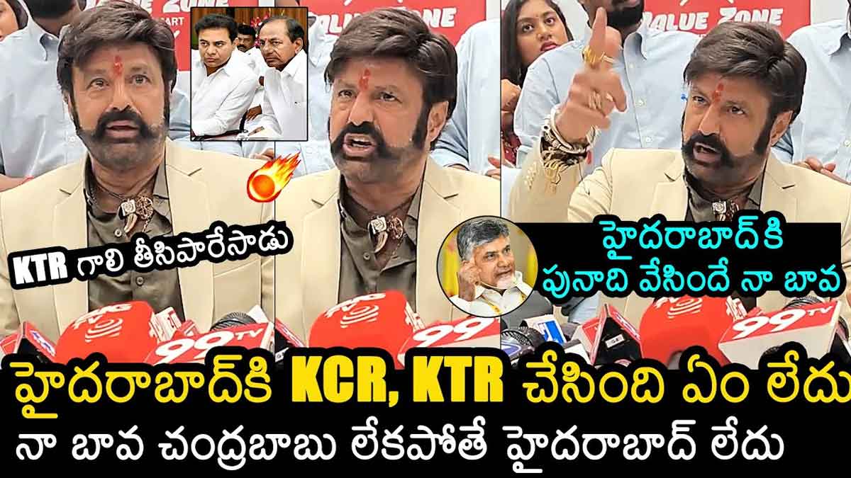 Balakrishna sensational comments on kcr and ktr
