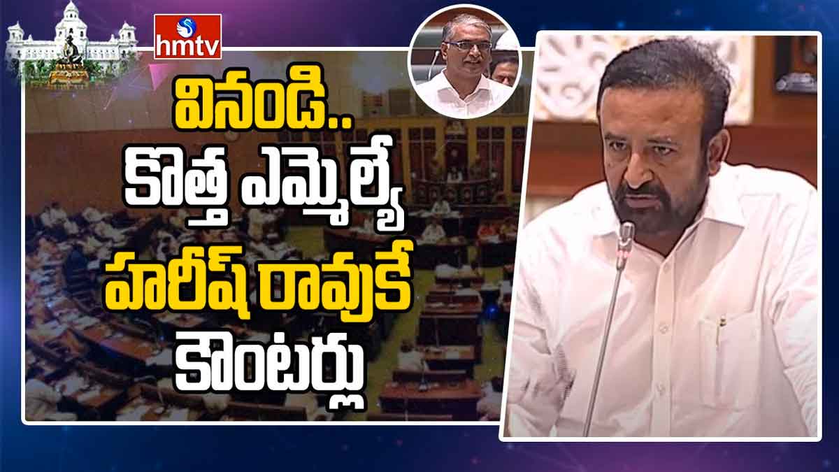 MLA Madanmohan Rao strong counter to ex minister harish rao