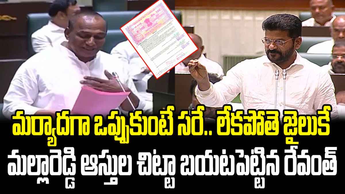 CM Revanth Reddy : బీఆర్ఎస్ మాజీ మంత్రి స్కాములపై అసెంబ్లీలో రేవంత్ రెడ్డి సీరియస్ CM Revanth Reddy very angry and serious on ex minister malla reddy