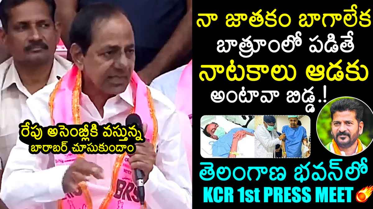 KCR sensational comments on cm revanth reddy