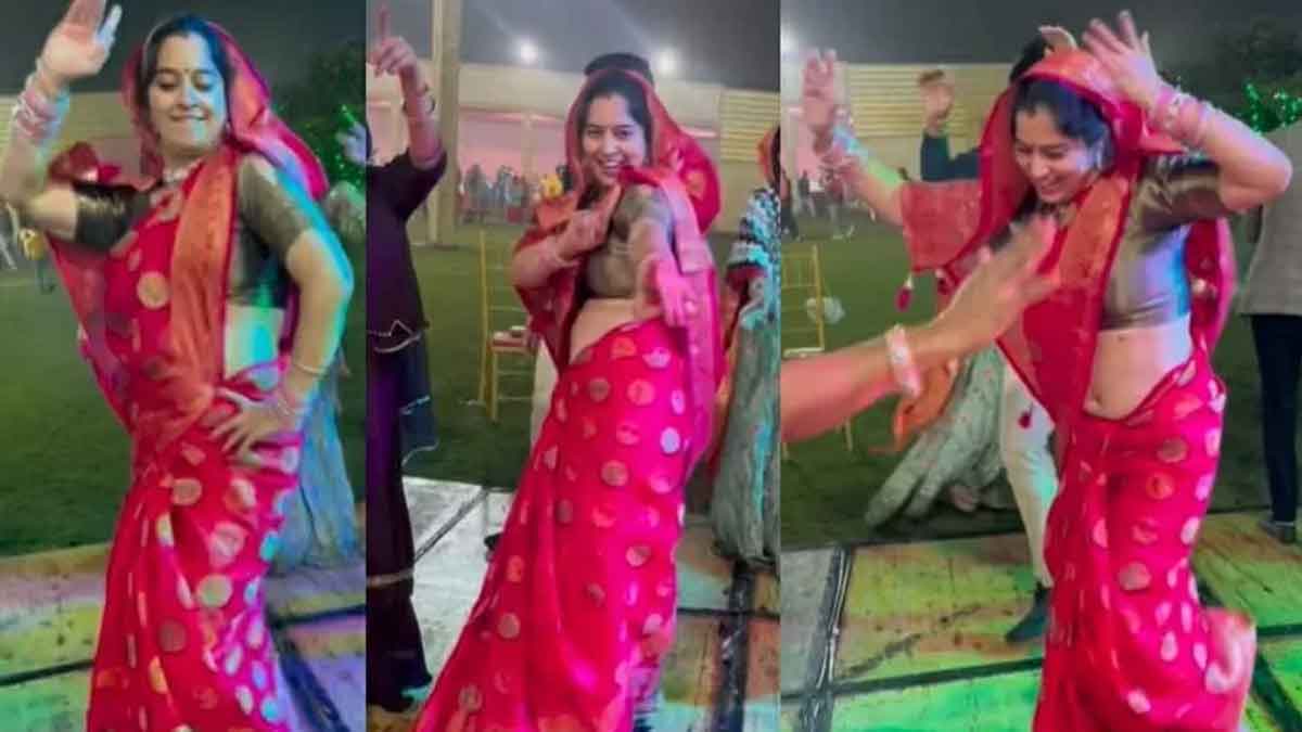 Viral Video woman dance for dj audio steps