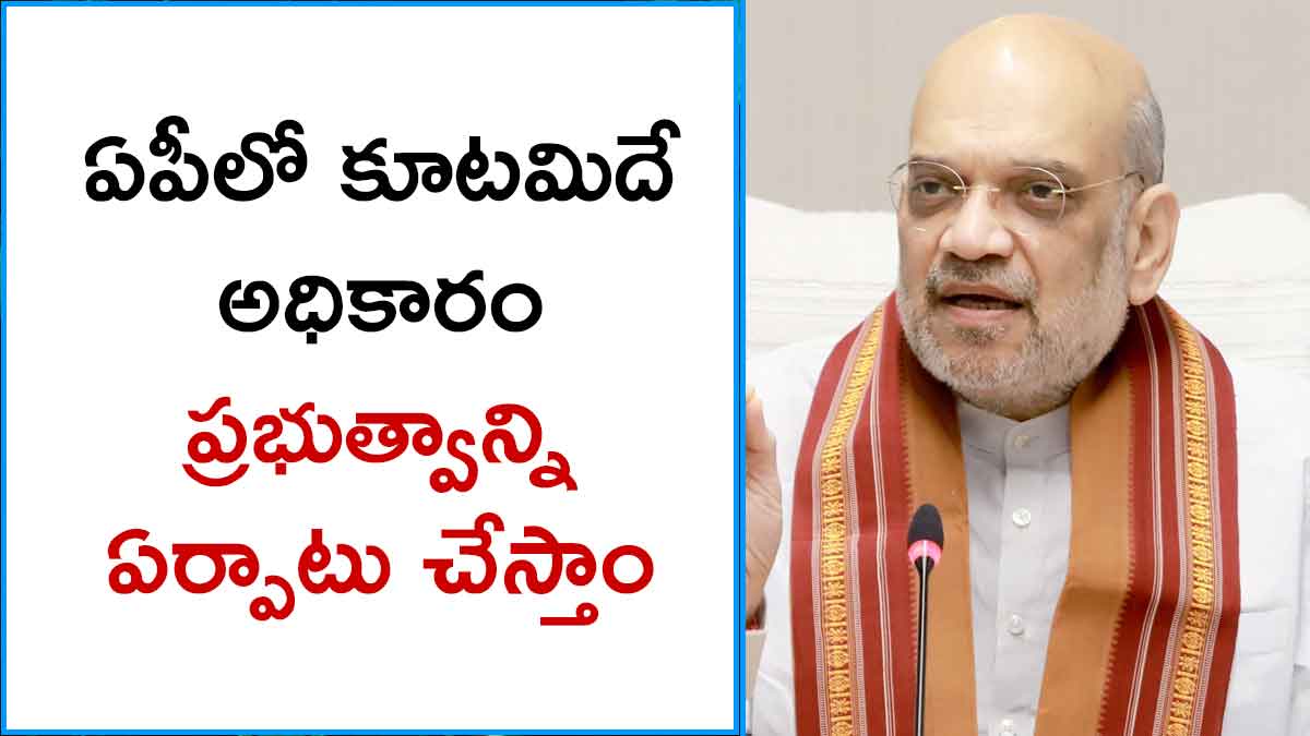Amit Shah interesting comments on andhra pradesh 