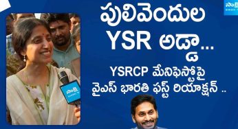 YS Bharati : పులివెందుల వైఎస్ఆర్ అడ్డా.. వైఎస్ఆర్‌సీపీ మేనిఫెస్టోపై భార‌తి రియాక్ష‌న్..