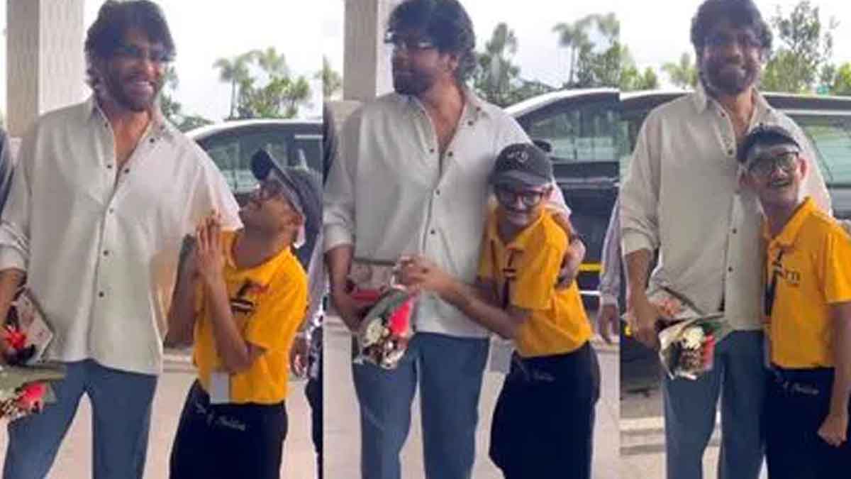 Nagarjuna : మొన్న సెక్యూరిటీ తోసేశారు.. ఇవాళ దగ్గరకు తీసుకుని మరీ ఫొటో దిగారు..! Nagarjuna took photo with a fan