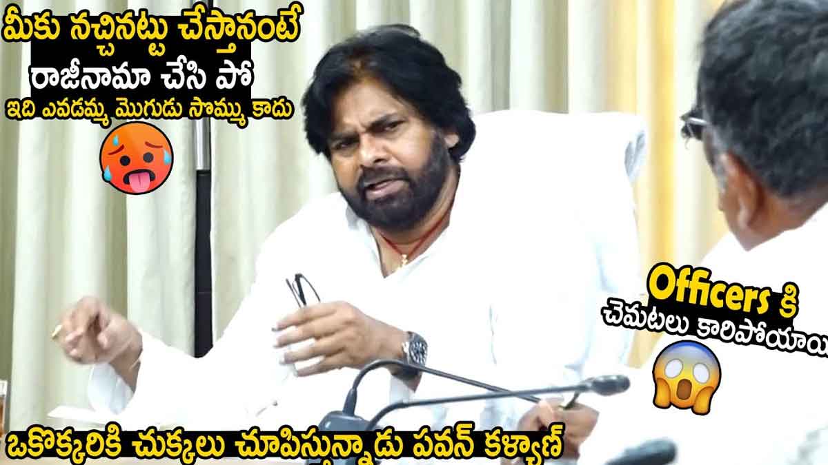 Pawan Kalyan meeting with officials what he said
