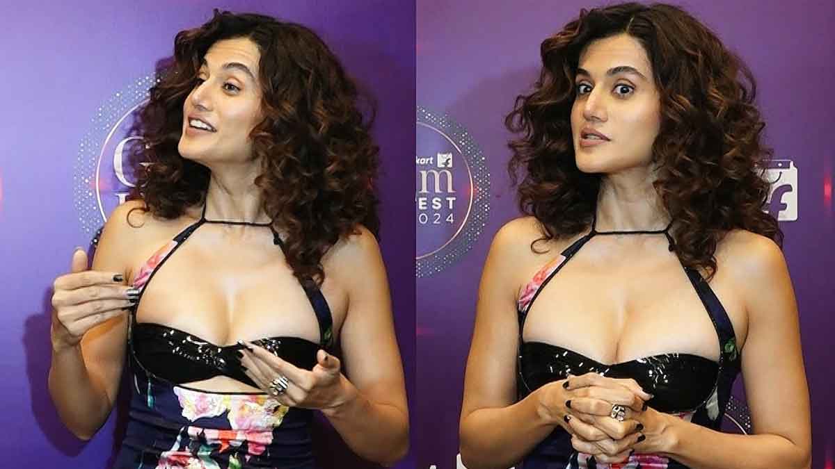 Tapsee : బోల్డ్ డ్రెస్తో మంత్ర ముగ్ధుల్ని చేసిన తాప్సీ.. అమ్మడి అందాల రచ్చ మాములుగా లేదు..! Tapsee attended flipkart show
