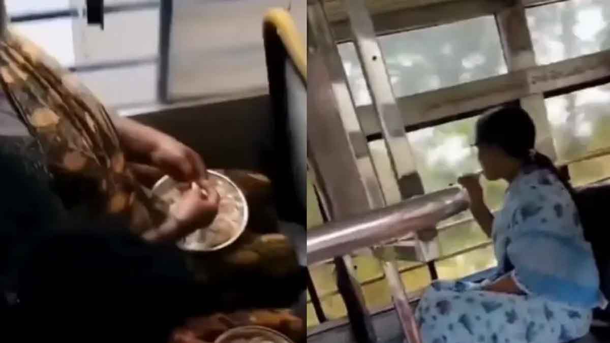 Free Bus Scheme what telangana women are doing video viral 