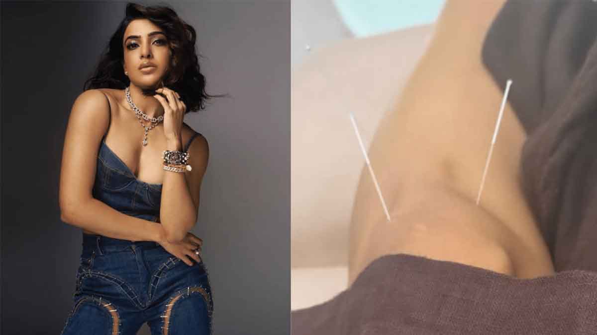 Samantha gaya padindi in film making spot 